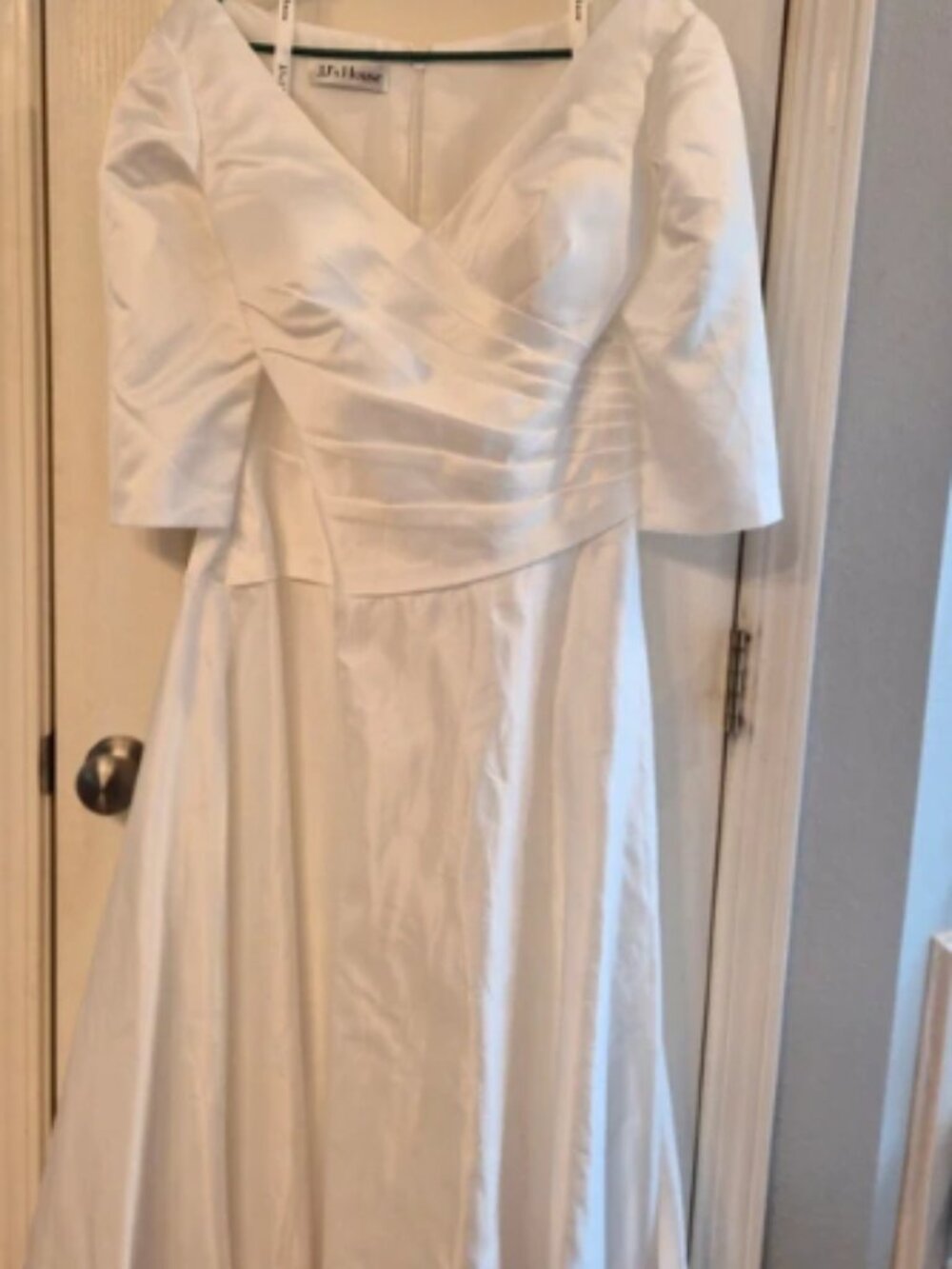 Satin Ivory A-line